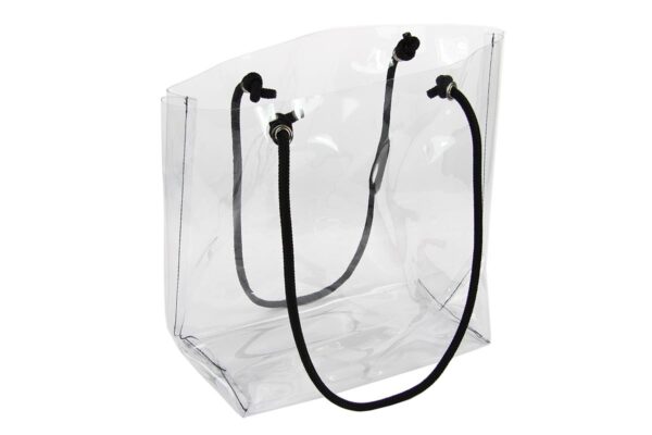 crystal:shopper rope - Transparent mit Logo