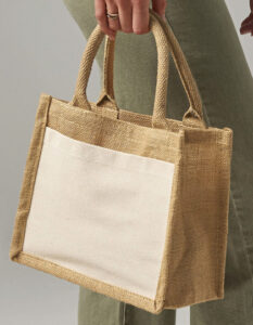 jute:cotton pocket gift bag - Ansicht 2