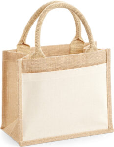 jute:cotton pocket gift bag - Ansicht 3