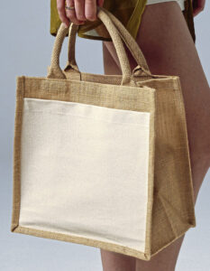 jute:cotton pocket midi bag - Ansicht 2