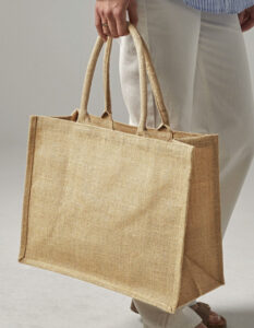 jute:glänzender jute shopper - Ansicht 2
