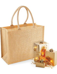 jute:glänzender jute shopper - Ansicht 4