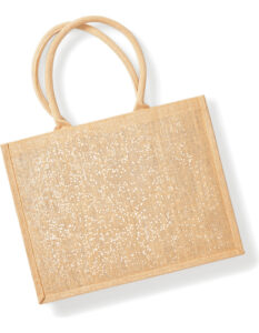 jute:glänzender jute shopper - Ansicht 5