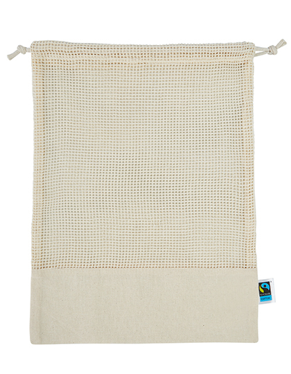 organic:Fairtrade Mesh Bag Natur - Accessoires mit Logo