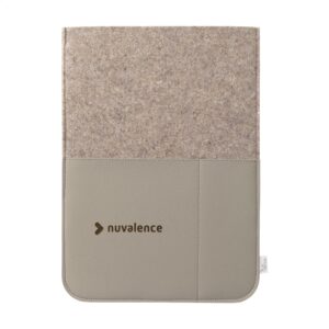 Recycled Felt & Apple Leather Laptop Sleeve 16" - Ansicht 2
