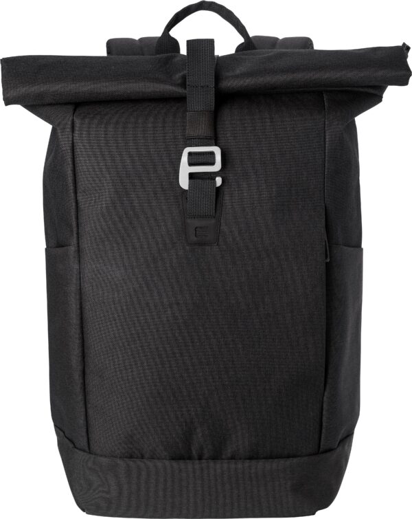 Polyester (600D) Rolltop-Rucksack Oberon - Rucksäcke mit Logo