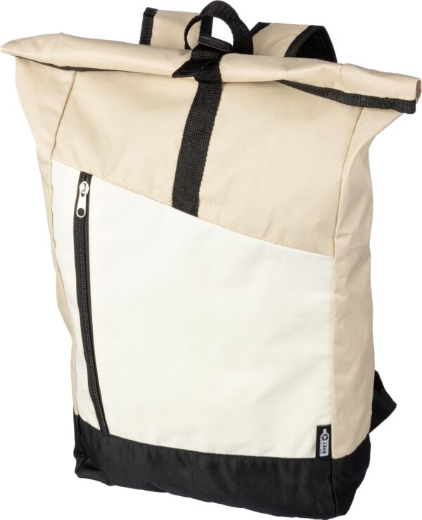 rPET (600D) Rolltop-Rucksack Marlene - Rucksäcke mit Logo