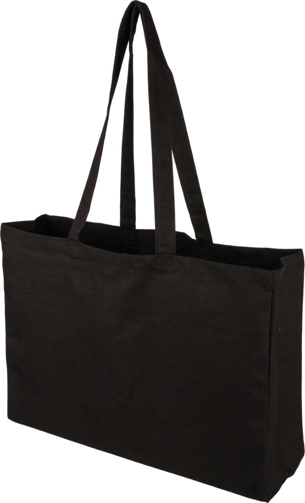 Einkaufstasche Baumwolle (280 g/m²) Hugh - Shopper mit Logo