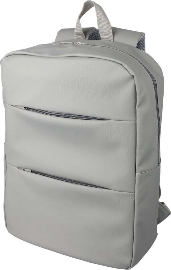 PU 15 Zoll Laptop-Rucksack Felicia - Rucksäcke mit Logo