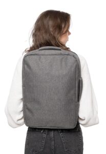 rPET (300D) Polyester Laptop-Rucksack Eulalia - Ansicht 7