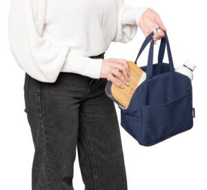 Kühltasche aus recyceltem Poly-Baumwollgewebe (330 g/m2) Elowen - Ansicht 4