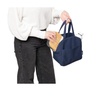 Kühltasche aus recyceltem Poly-Baumwollgewebe (330 g/m2) Elowen - Ansicht 4