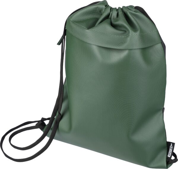rPET Polyester (600D) Rucksack mit Kordelzug Auri - Rucksäcke mit Logo