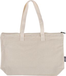 Tragetasche aus recyceltem Polycotton (330 g/m2) Malina - Ansicht 2