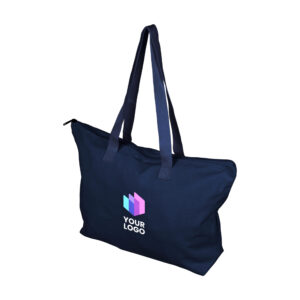 Tragetasche aus recyceltem Polycotton (330 g/m2) Malina - Ansicht 4