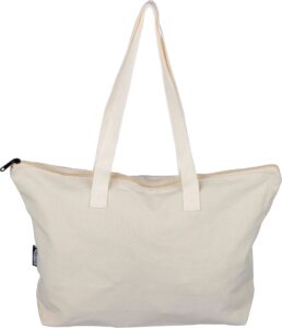 Tragetasche aus recyceltem Polycotton (330 g/m2) Malina - Ansicht 8