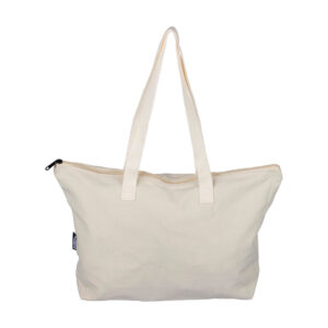 Tragetasche aus recyceltem Polycotton (330 g/m2) Malina - Ansicht 8