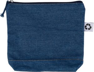 Kosmetiktasche aus recyceltem Denim Orin - Ansicht 2