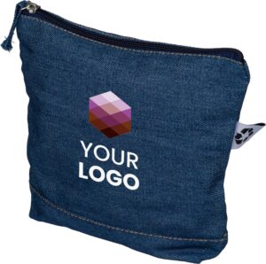 Kosmetiktasche aus recyceltem Denim Orin - Ansicht 3