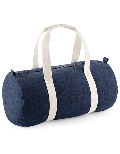 Denim Barrel Bag - Sport & Weekender mit Logo