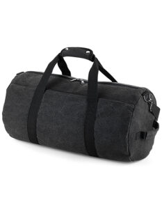 Vintage Canvas Barrel Bag - Sport & Weekender mit Logo