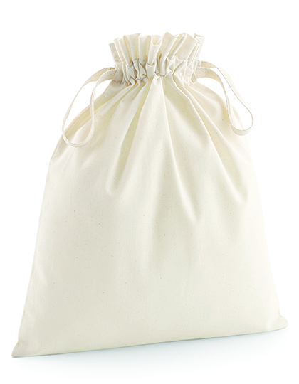Organic Cotton Draw Cord Bag - Accessoires mit Logo