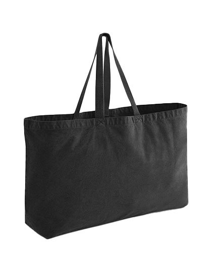 Garment Dyed Oversized Tote Bag - Shopper mit Logo