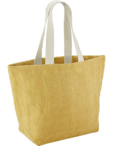 Soft Washed Jute Beach Bag - Shopper mit Logo