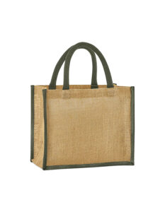 Natural Starched Jute Midi Bag - Ansicht 8