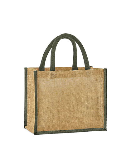 Natural Starched Jute Midi Bag