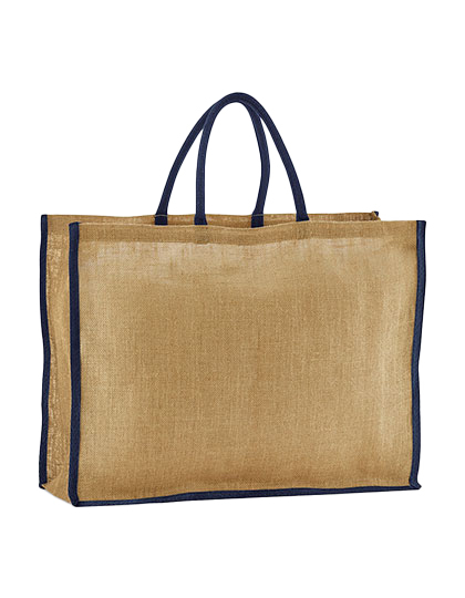 Natural Starched Jute Market Shopper - Shopper mit Logo