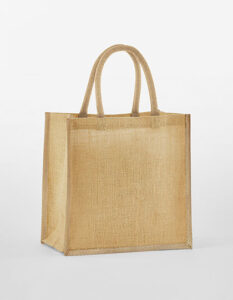 Natural Starched Jute Mini Gift Bag - Ansicht 2