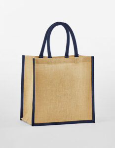 Natural Starched Jute Mini Gift Bag - Ansicht 3