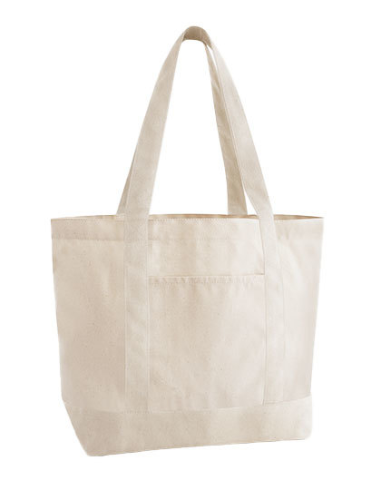 EarthAware® Organic Varsity Shopper - Shopper mit Logo