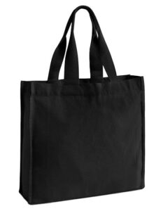 Chevron Handle Shopper - Shopper mit Logo