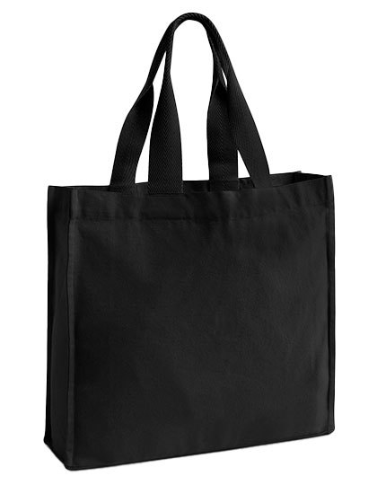 Chevron Handle Shopper - Shopper mit Logo