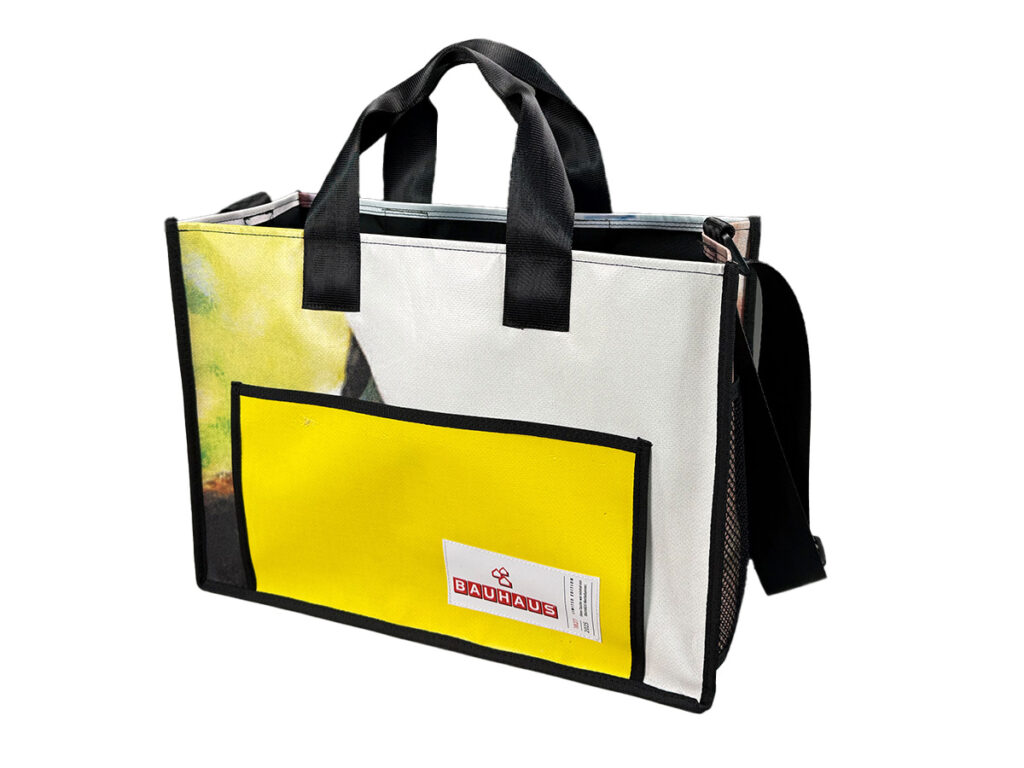 Von BAUHAUS-Bannern zu Business-Bags - 1.950 Desksharing-Taschen