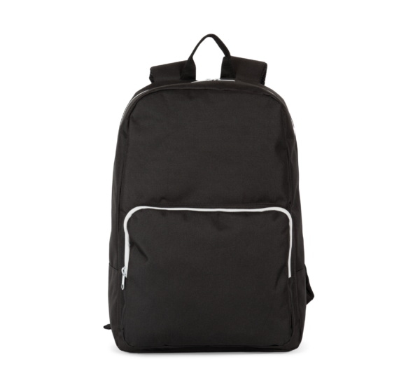 Rucksack mit kontrastfarbenem Reißverschluss - Rucksäcke mit Logo