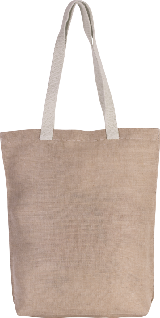 Shoppingtasche aus Jute-Baumwollmischgewebe