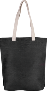 Shoppingtasche aus Jute-Baumwollmischgewebe - Shopper mit Logo
