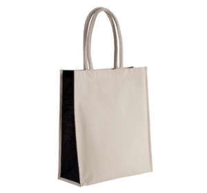 Baumwoll- / Jute-Shoppingtasche, 23 L - Shopper mit Logo