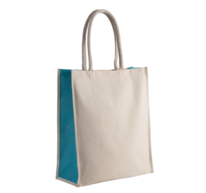 Baumwoll- / Jute-Shoppingtasche, 23 L - Ansicht 2