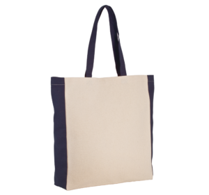 Zweifarbige Tasche im Cabas-Stil - Ansicht 2