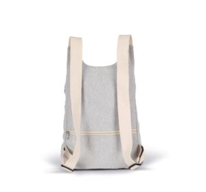 Recycelter Rucksack mit Anti-Diebstahlschutz-Tasche auf der Rückseite - Ansicht 5