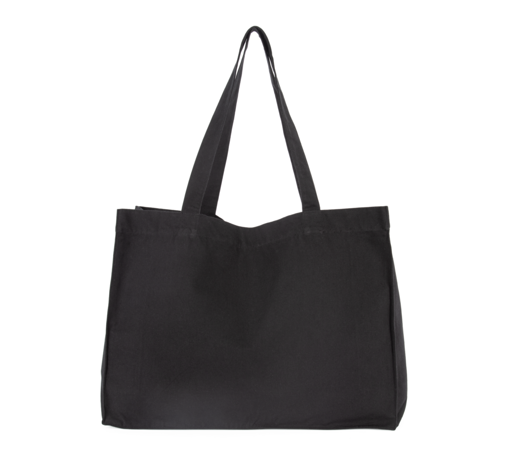 Große Shopping-Tasche aus Baumwoll-Canvas