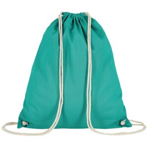 cotton:Turnbeutel, Farbe Smaragd
