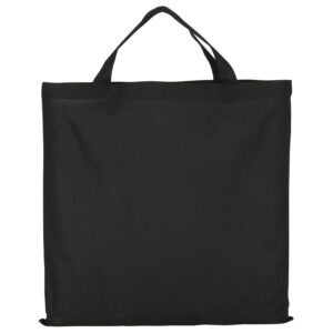 QUADRATISCH, PRAKTISCH, GUT - Baumwolltasche, Farbe Schwarz