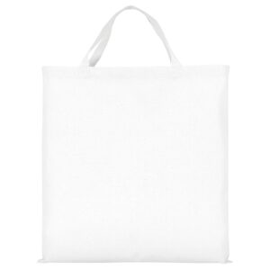 QUADRATISCH, PRAKTISCH, GUT - Baumwolltasche, Farbe Weiß