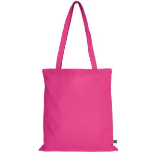 organic:fairtrade Tragetasche (lange Henkel), Farbe Pink