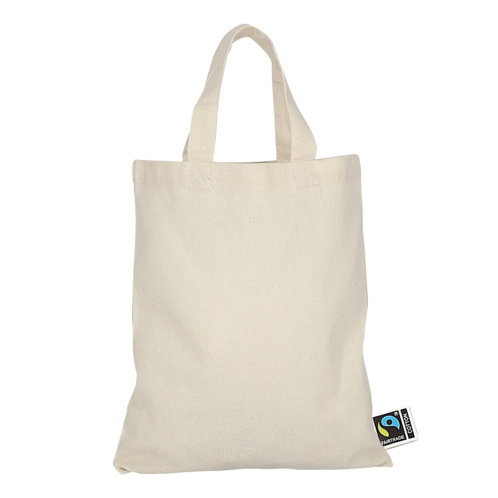 Apothekertasche aus Fairtrade-zertifizierter Baumwolle, Farbe Natur
